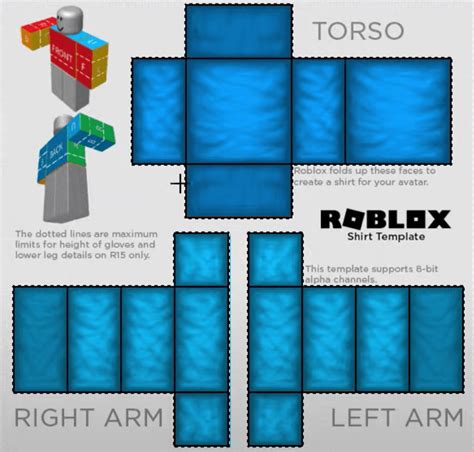 roblox shirt template